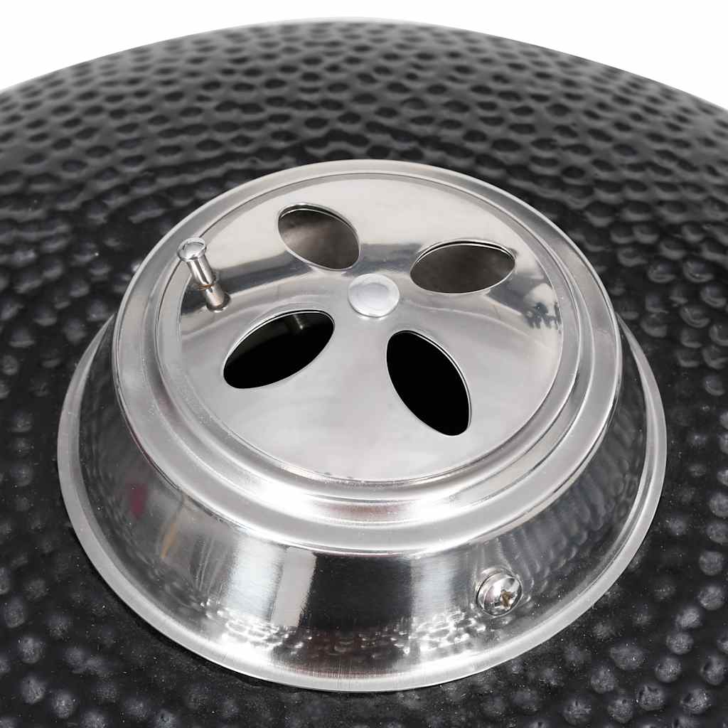 Kamado Barbecue Grill Räucherofen Keramik 81 cm Temperaturanzeige BBQ
