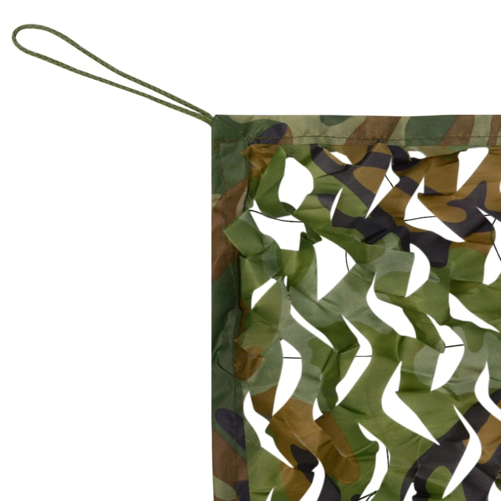 Tarnnetz mit Aufbewahrungsbeutel 1,5x4 m Camouflage Tarnfleck Grün