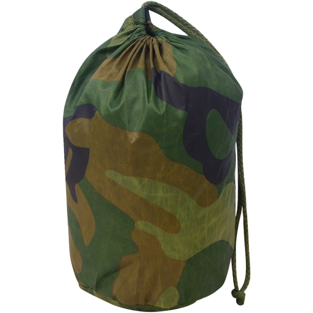 Tarnnetz mit Aufbewahrungsbeutel 1,5x4 m Camouflage Tarnfleck Grün