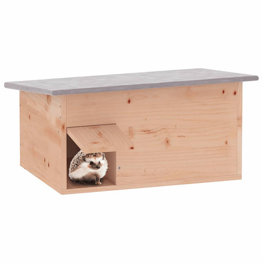 Igelhaus aus Holz mit Labyrinth-Eingang – Winterquartier & Unterschlupf für Igel