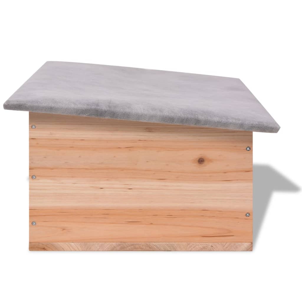 Igelhaus 45x33x22 cm Holz Tanne Winterquartier Igelnest Winterquartier