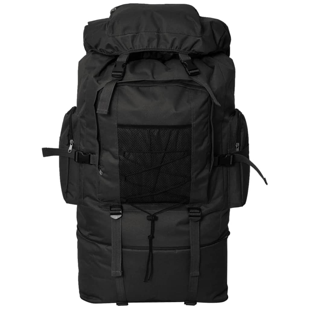 Rucksack Wanderrucksack Rucksack XXL 100 Liter Schwarz wasserabweisend BW