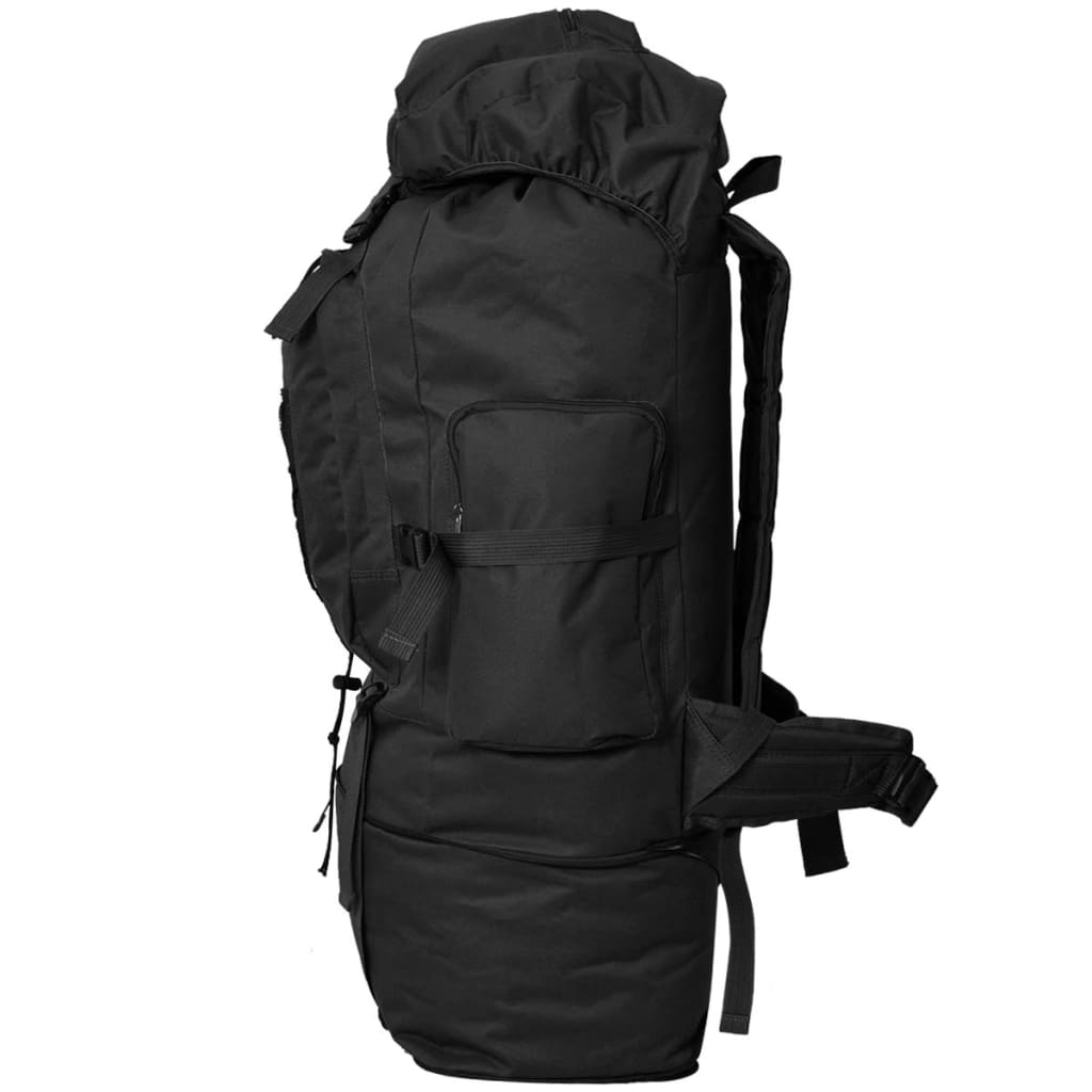 Rucksack Wanderrucksack Rucksack XXL 100 Liter Schwarz wasserabweisend BW