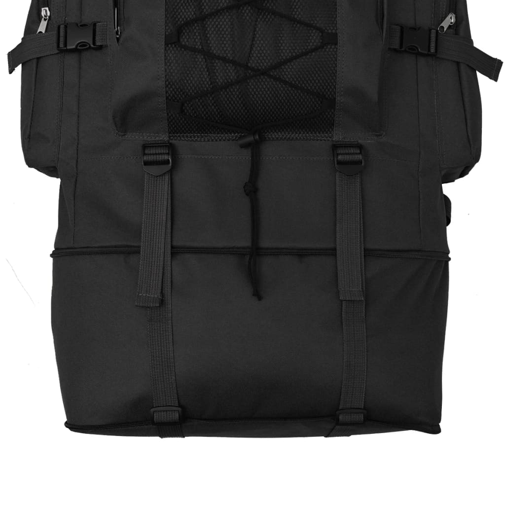 Rucksack Wanderrucksack Rucksack XXL 100 Liter Schwarz wasserabweisend BW