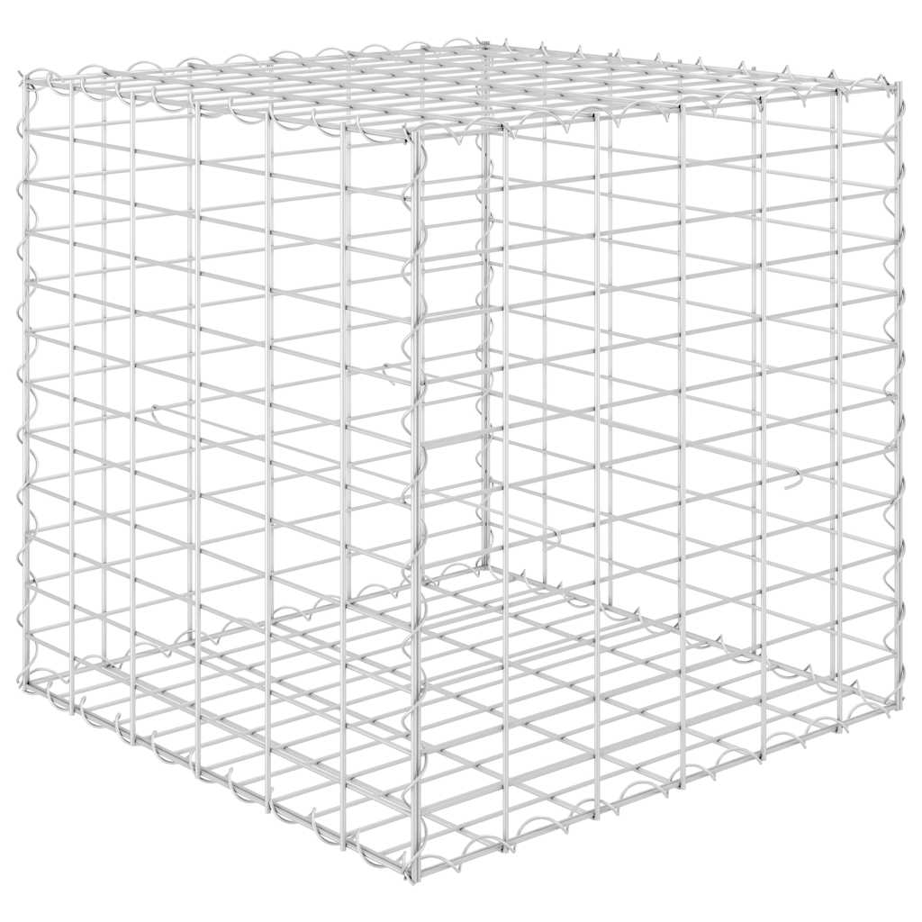Gabionen Würfel Stahldraht 60x60x60 cm Steinkorb Gartenzaun Element Mauer Wand