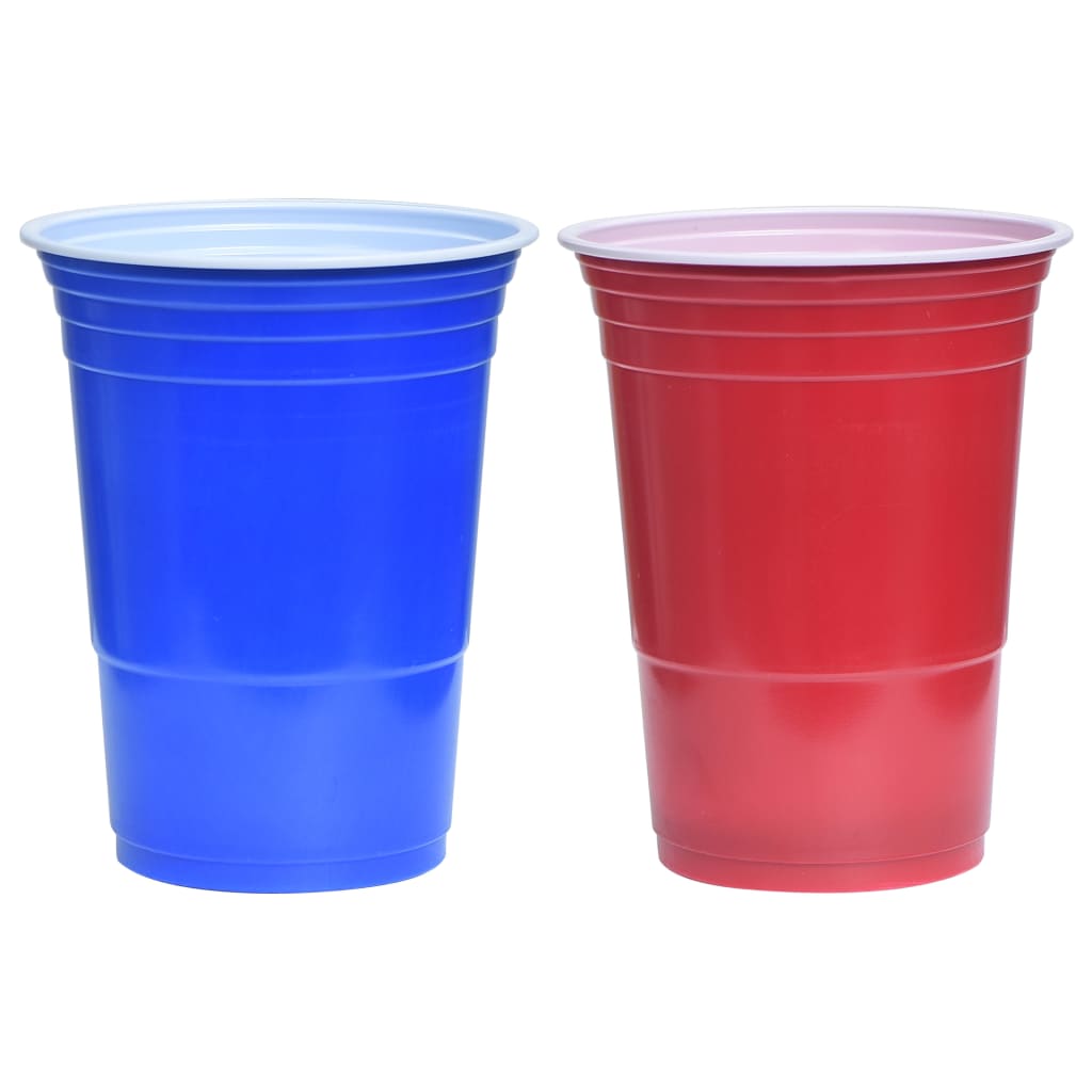 Beer-Pong Set 0,5 L Kunststoff Becher Hartplastik Partyspaß Bier Pong