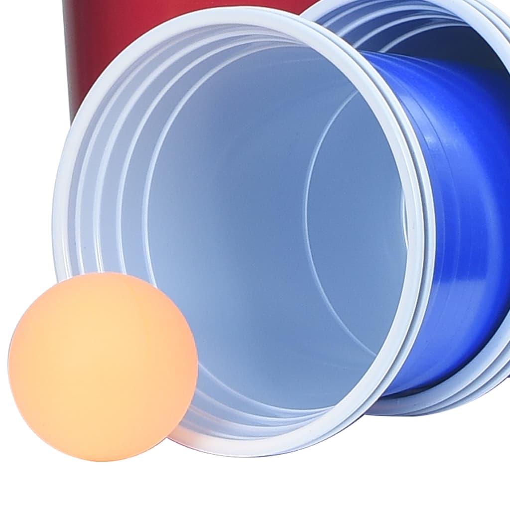 Beer-Pong Set 0,5 L Kunststoff Becher Hartplastik Partyspaß Bier Pong