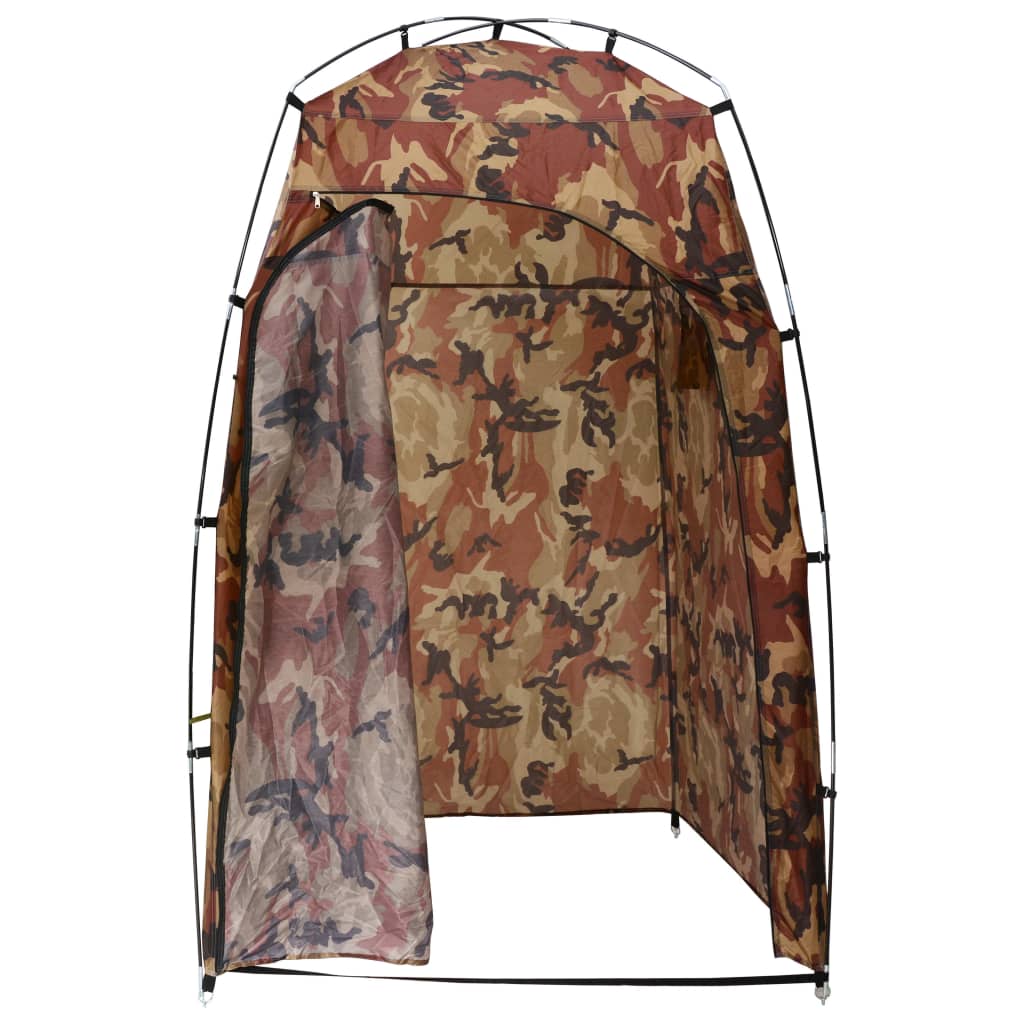 Duschzelt Pop Up Umkleidezelt WC Camping Zelten Flecktarn