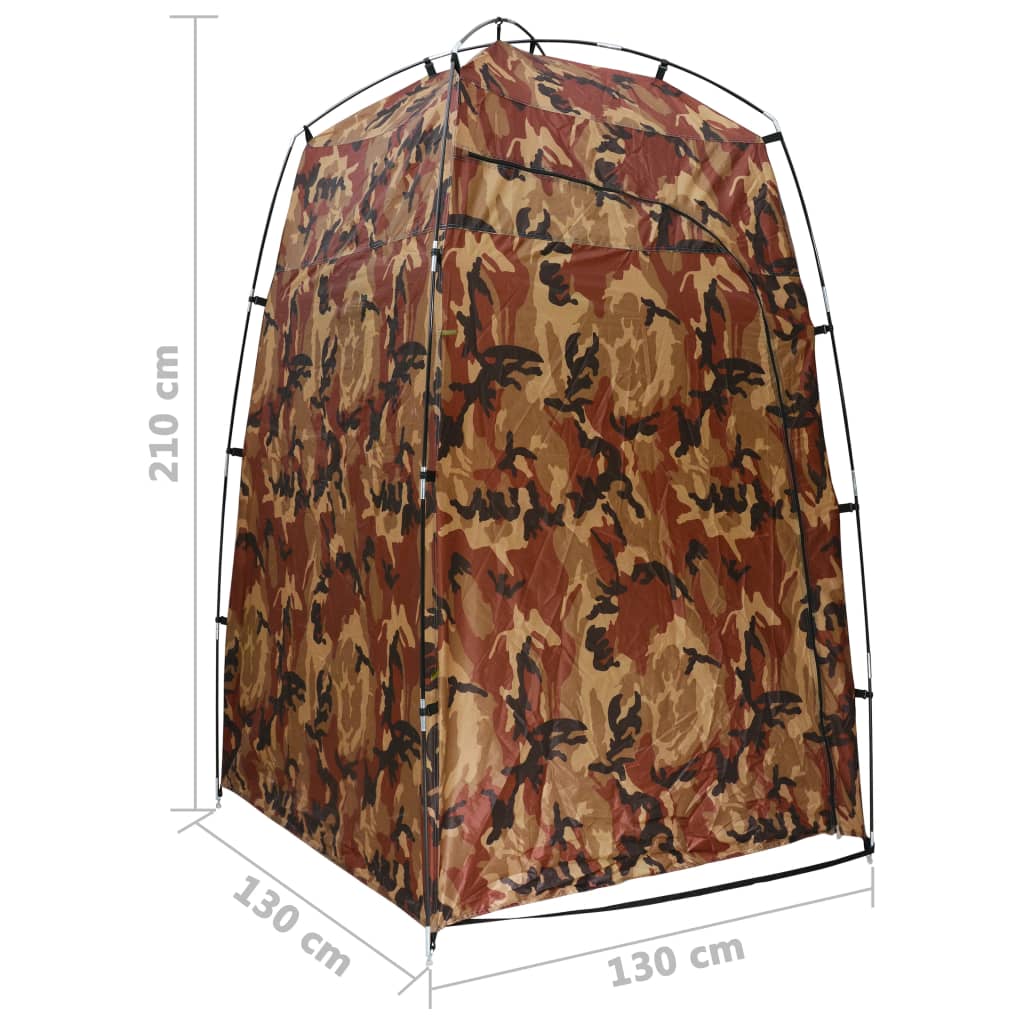 Duschzelt Pop Up Umkleidezelt WC Camping Zelten Flecktarn