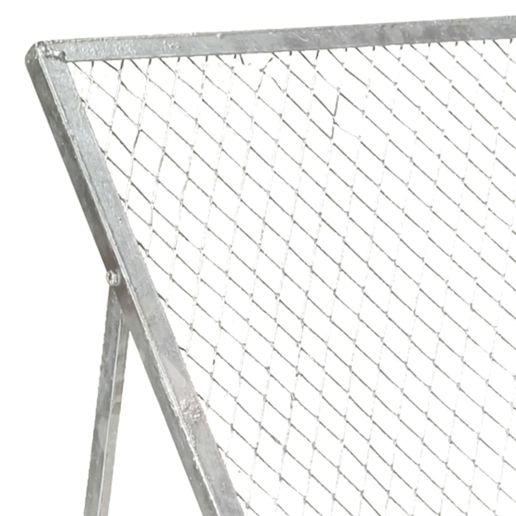 Durchwurfsieb Erdsieb Verzinkter Stahl 60 x 85 x 89 cm klappbar Gartensieb