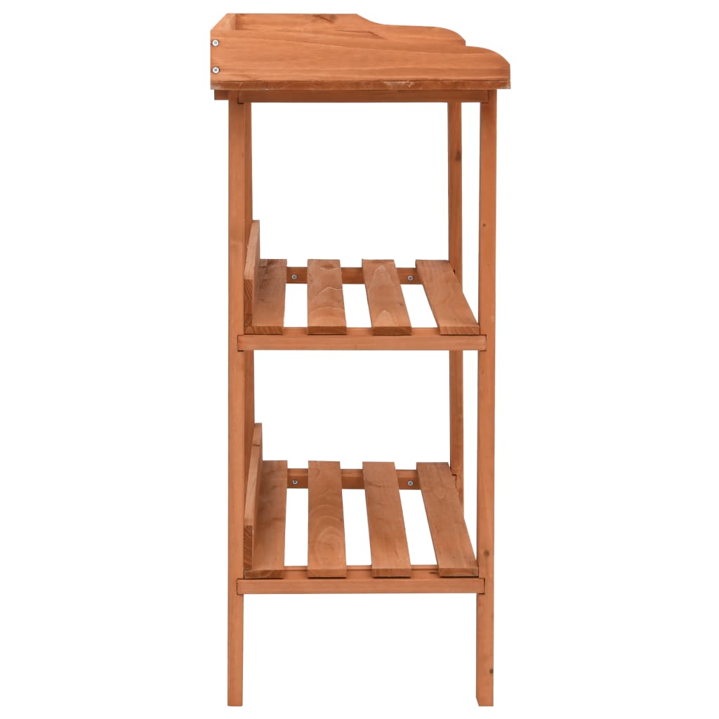 Pflanztisch verzinkt und lasiert Arbeitstisch 76x37x89 cm Tannenholz