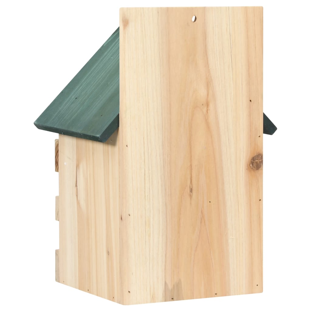 Vogelhäuser Set 4 Stk. 23x19x33 cm Tannenholz Vogelhäuschen Nisthilfe Nistkasten