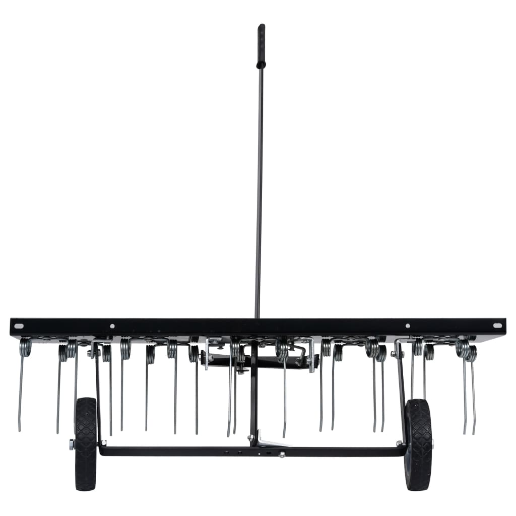 Vertikutierer Aufsitzmäher Quad 100 cm Rasenbelüfter Moosentferner