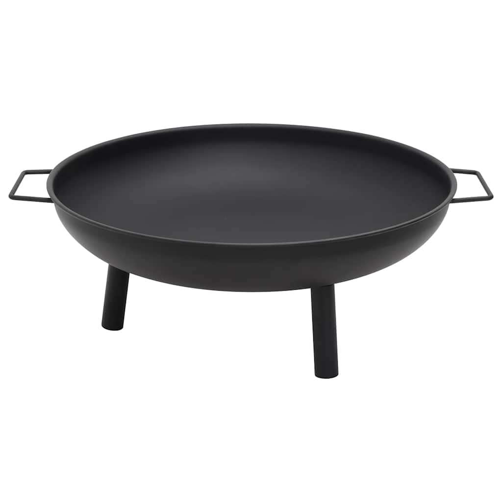 Feuerschale XXL 91x81,5x40 cm Stahl schwarz Feuerstelle