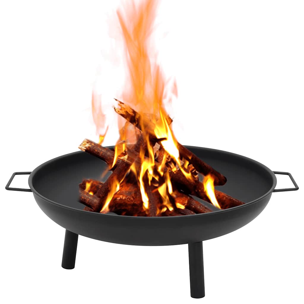 Feuerschale XXL 91x81,5x40 cm Stahl schwarz Feuerstelle