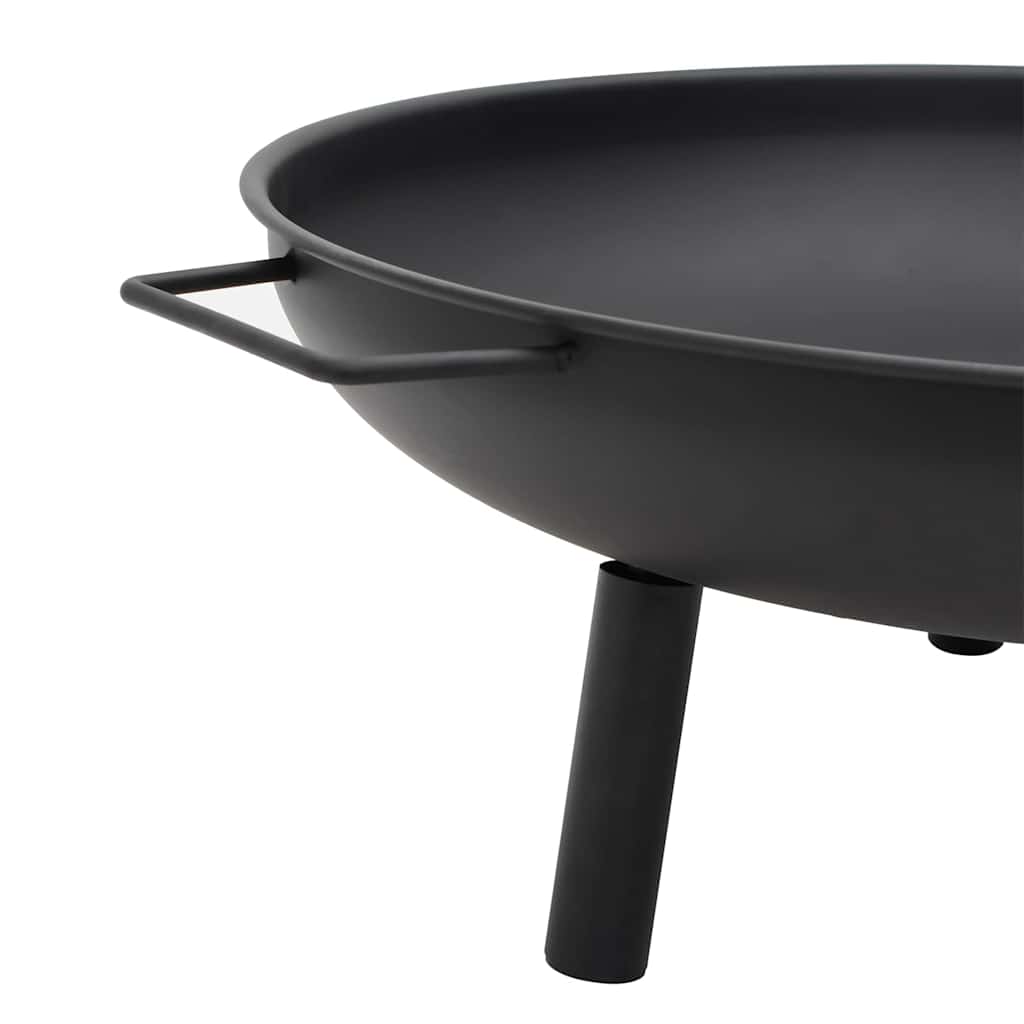 Feuerschale XXL 91x81,5x40 cm Stahl schwarz Feuerstelle