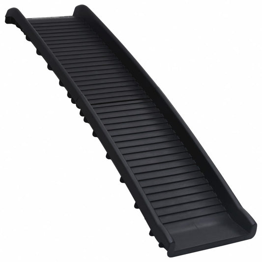 vidaXL Foldable Dog Ramp, Black, 155.5x40x15.5 cm