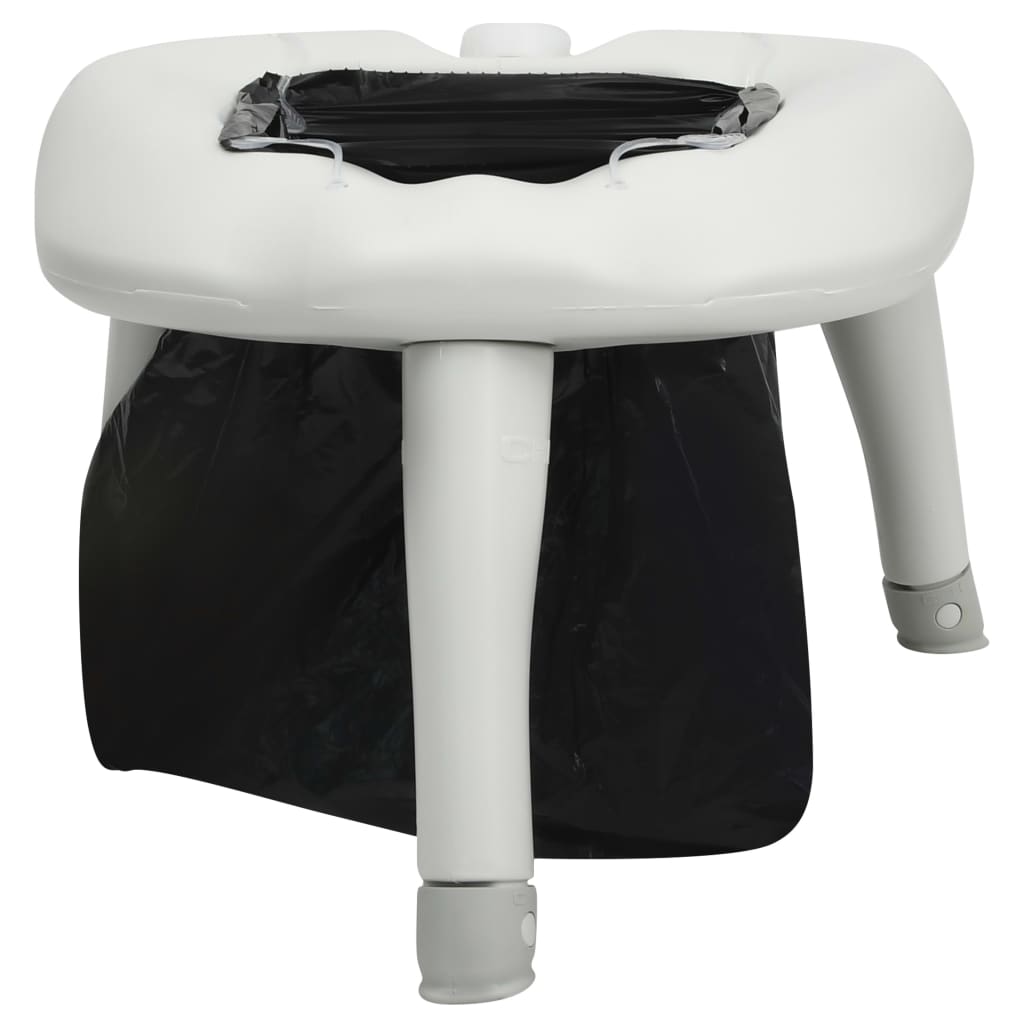 Mobile Campingtoilette mit Beuteln ultraleicht 200 kg Belastbarkeit