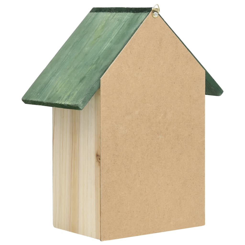 Insektenhotel 2er Set 23x14x29 cm Massivholz Tanne Naturschutz Wildbienen