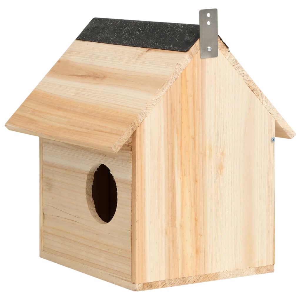Eichhörnchenhaus Tanne Massivholz 26x25x29 cm Braun Kobel Eichkatzerl