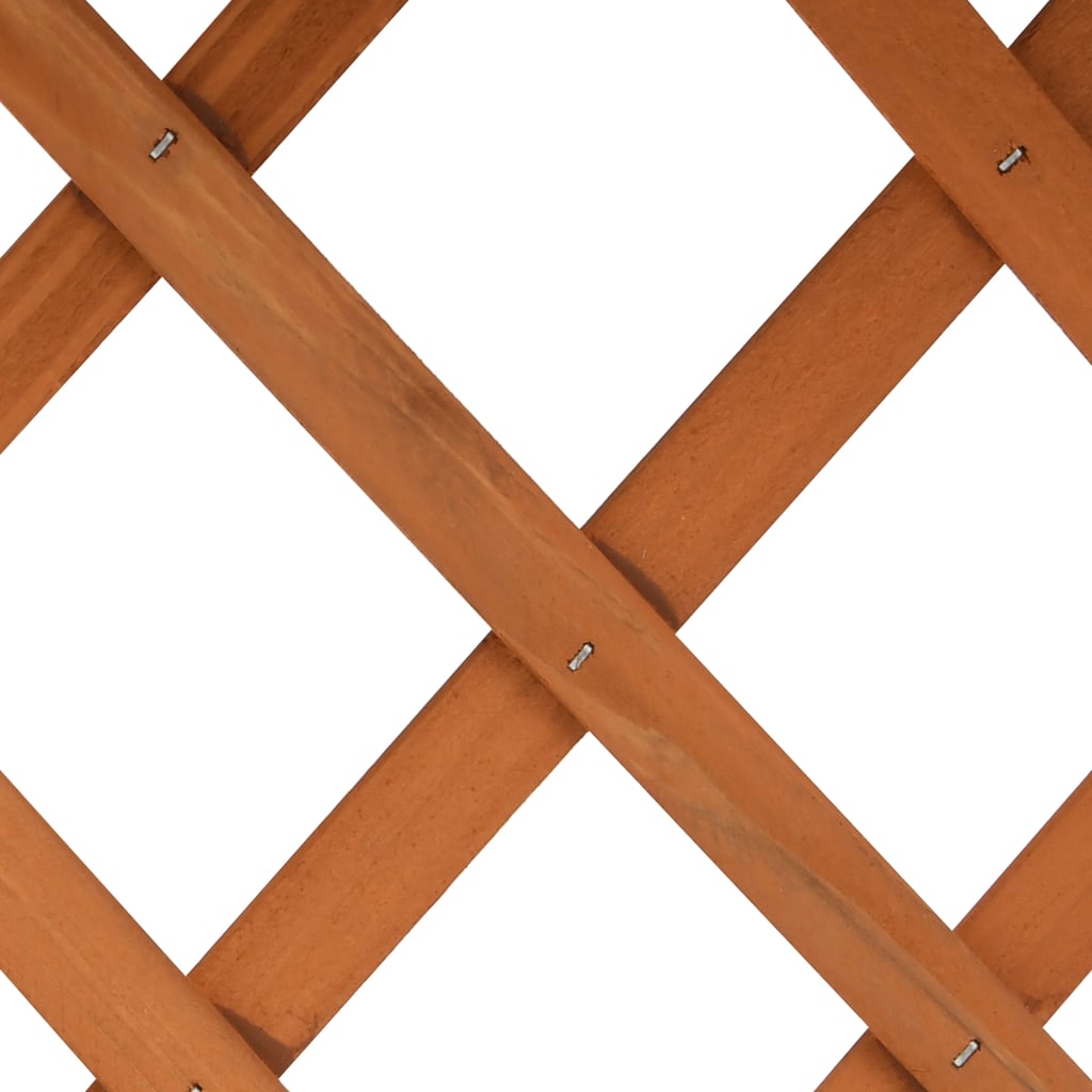 Hochbeet Blumenkasten mit Spalier Garten Hellbraun 45x30x74 cm Tannenholz Pflanzkübel