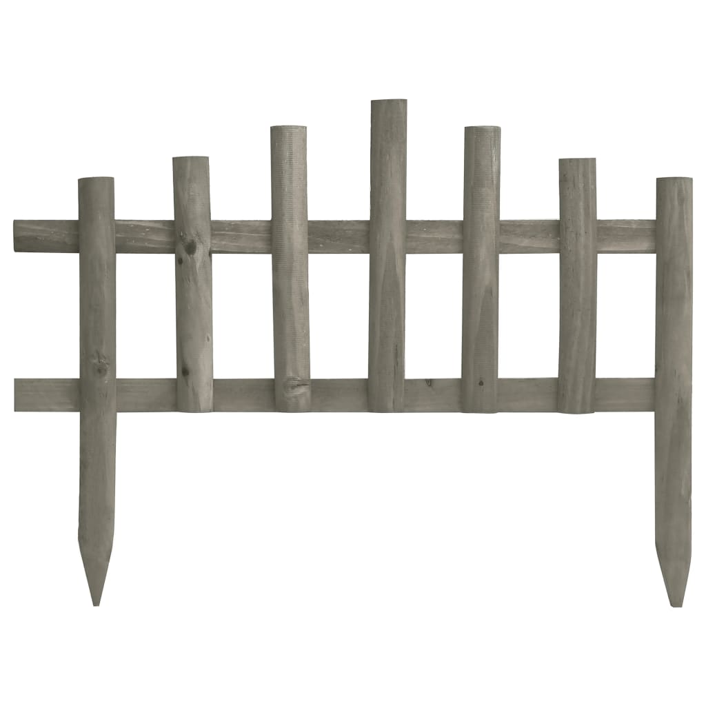 Beeteinfassung Rasenkanten 10 Stk. Tannenholz 4,4 m Beetumrandung 44 x 35 cm