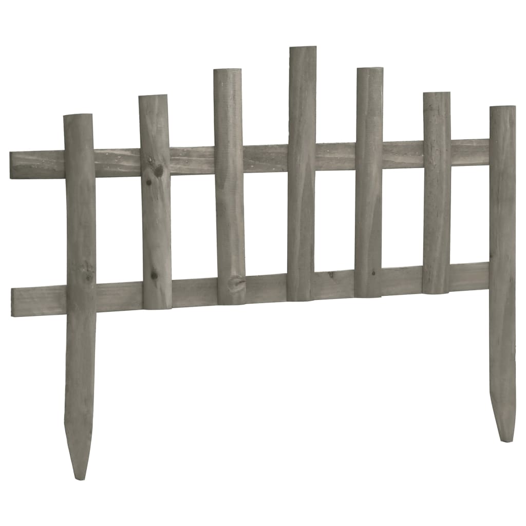 Beeteinfassung Rasenkanten 10 Stk. Tannenholz 4,4 m Beetumrandung 44 x 35 cm