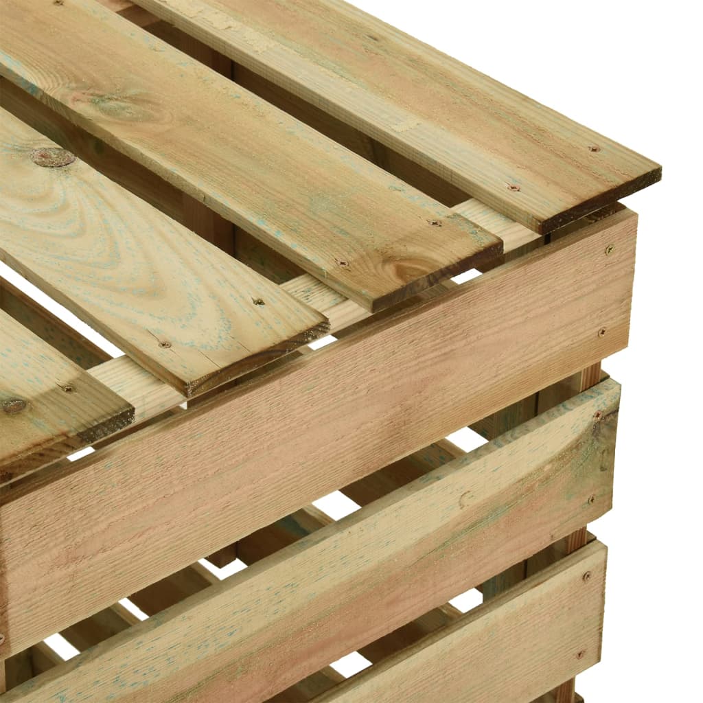 Lattenrost-Komposter 3x Holzkomposter 80x50x100 cm Imprägniertes Kiefernholz