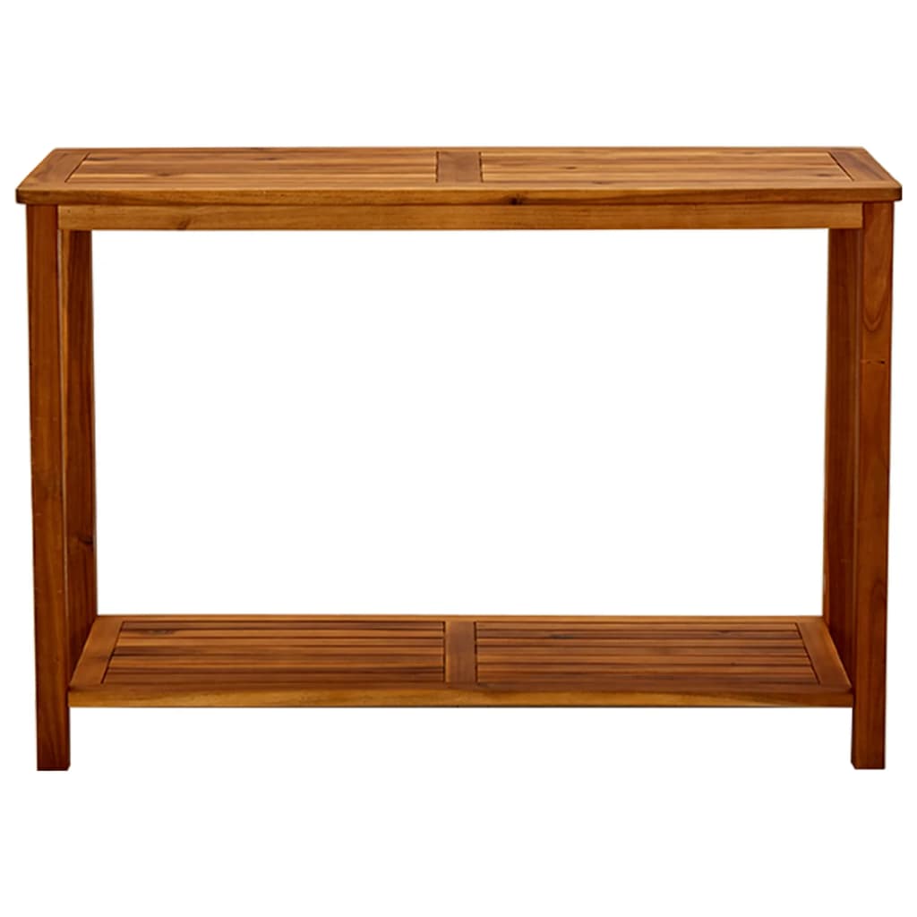 Garten Konsolentisch 110x40x75 cm Massivholz Akazie Braun Gartenregal