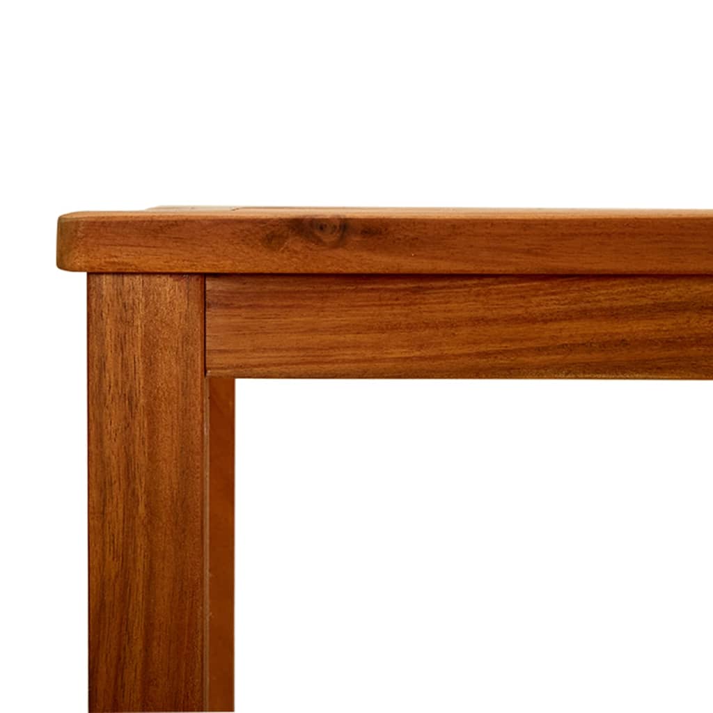Garten Konsolentisch 110x40x75 cm Massivholz Akazie Braun Gartenregal
