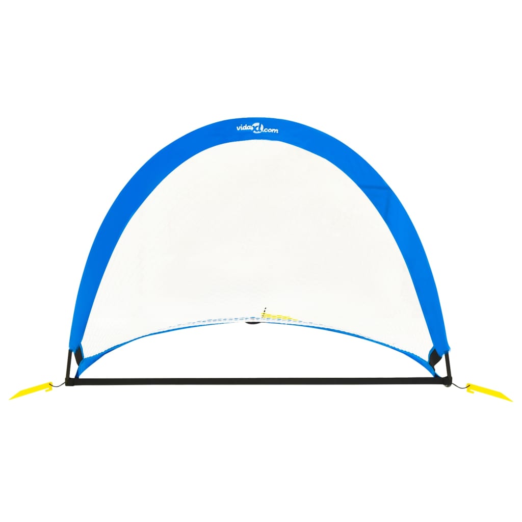 Fußballtore Kinder 2 Stk. mit Aufbewahrungstasche 119x82x84,5cm faltbar