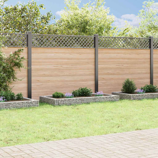 Gabion raised bed, galvanized steel, 200x100x20 cm, stone basket, grey/silver
