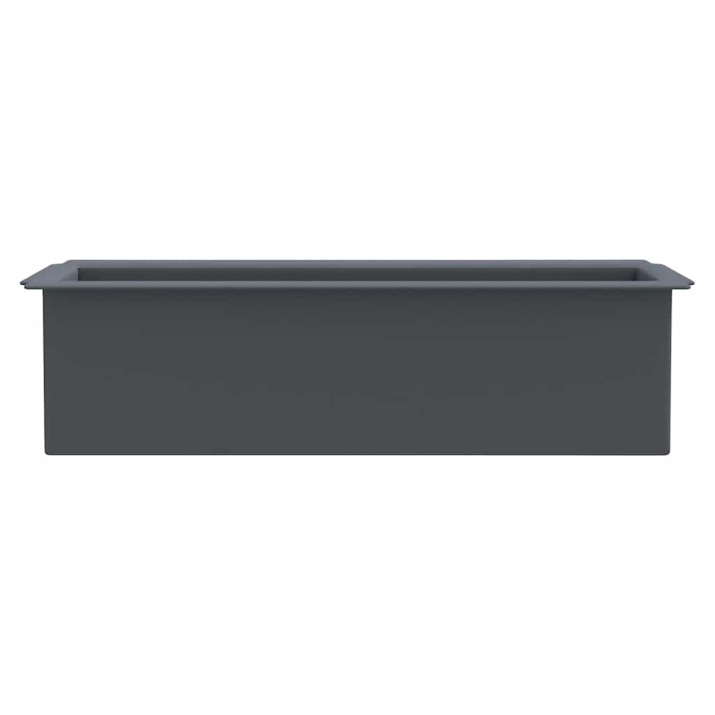 Pflanzkasten für Europaletten 12 Stk. Grau 36x13,5x9,5 cm PP Pflanzkorb DIY