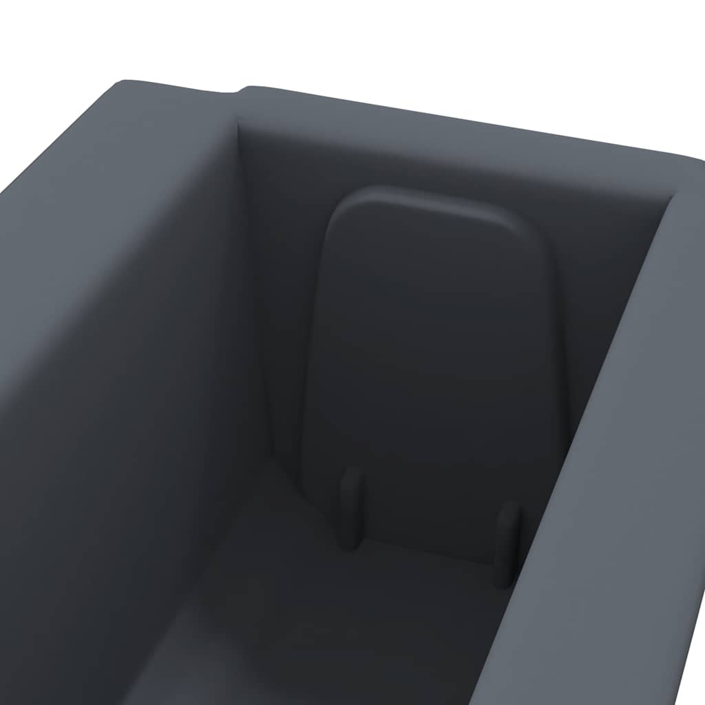 Pflanzkasten für Europaletten 12 Stk. Grau 36x13,5x9,5 cm PP Pflanzkorb DIY