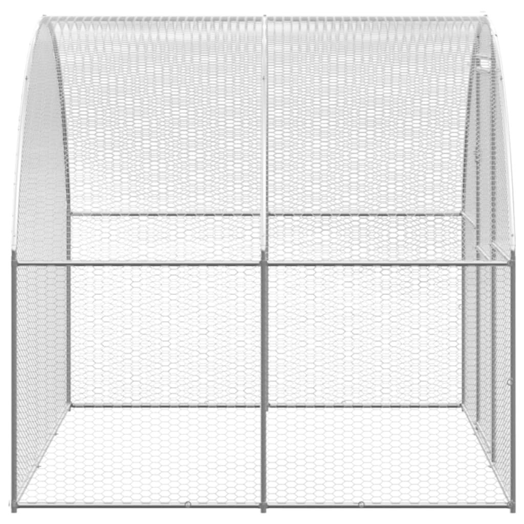Hühnerkäfig Hühnerstall verzinkt Stahl 3 x 4 x2 m Auslauf Freigehege Tierkäfig Geflügelstall