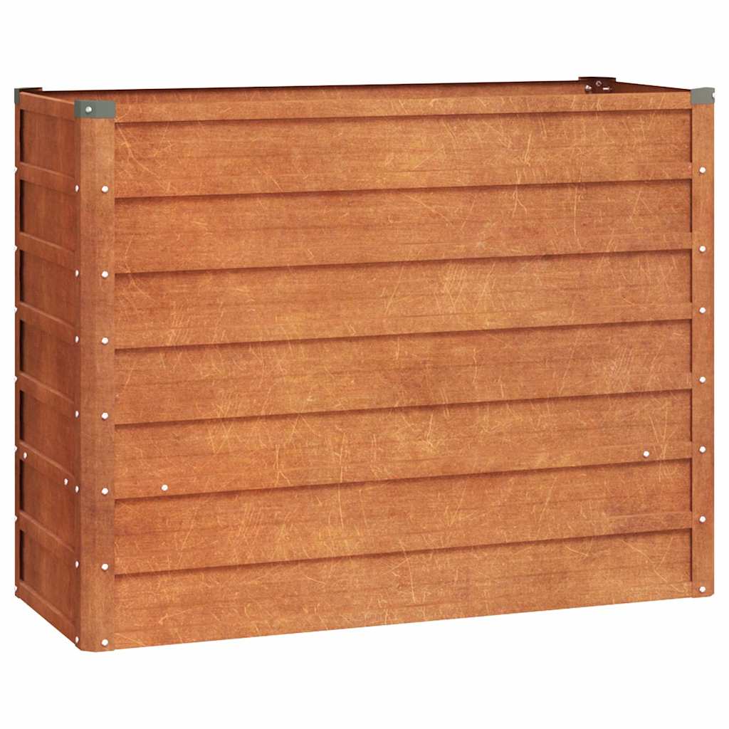 Hochbeet 100x40x77cm Cortenstahl rostig Pflanzbeet Pflanzkasten