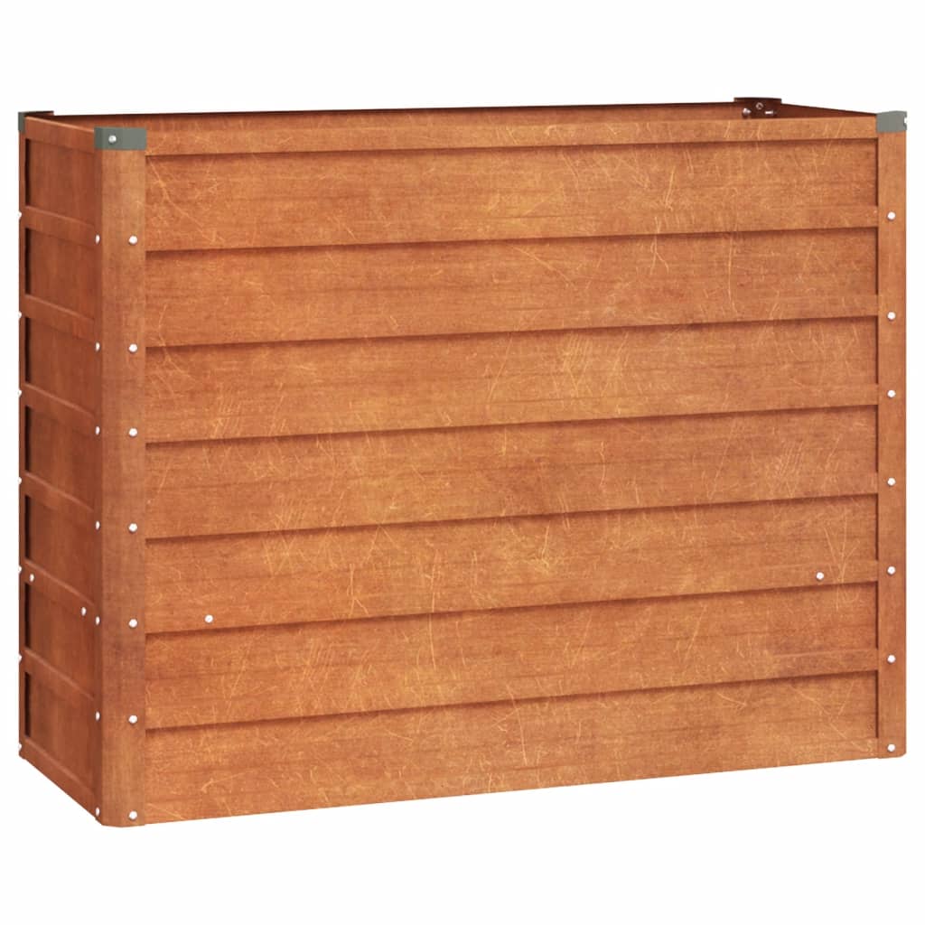 Hochbeet 100x40x77cm Cortenstahl rostig Pflanzbeet Pflanzkasten