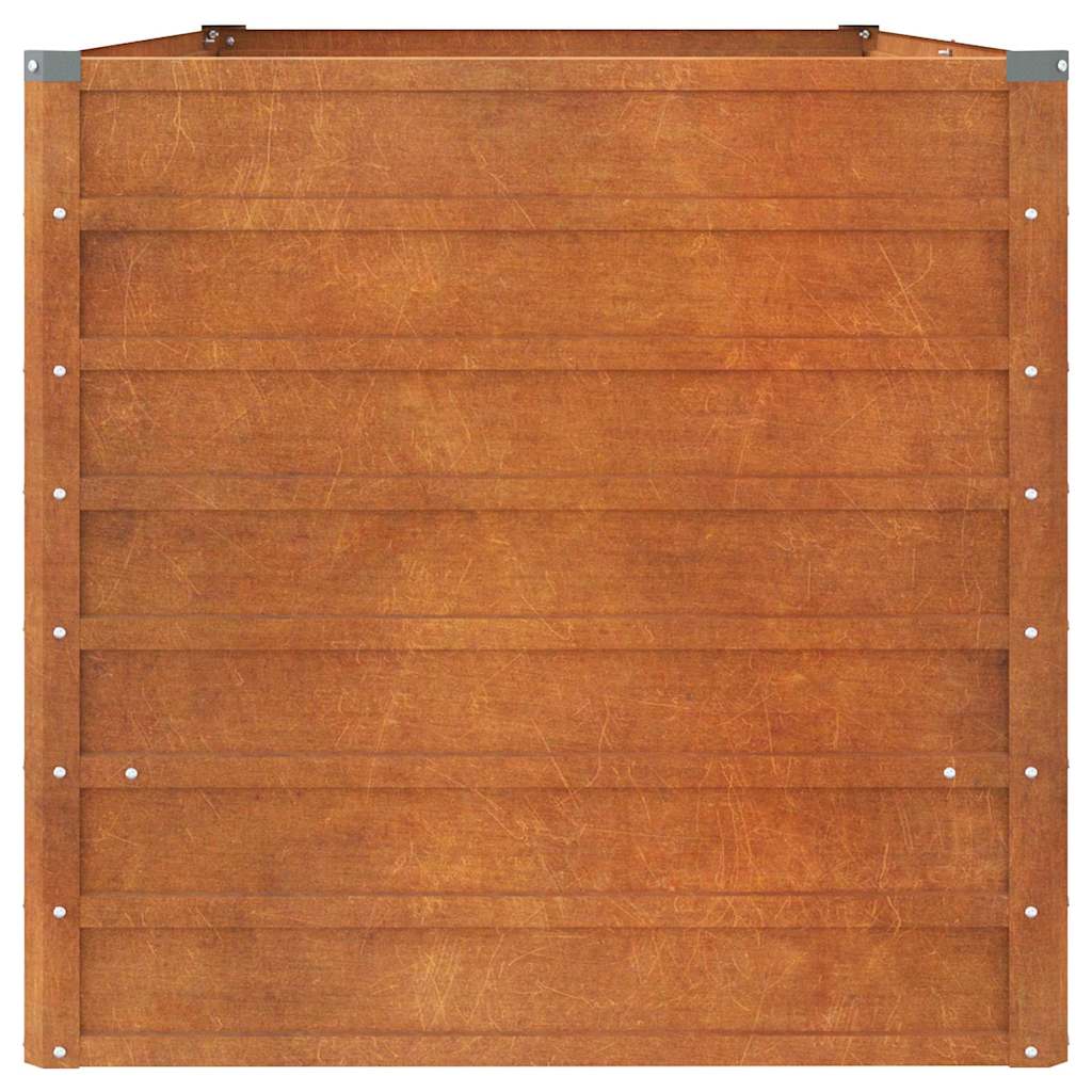 Hochbeet 160x80x77cm Cortenstahl rostig Pflanzbeet Pflanzkasten