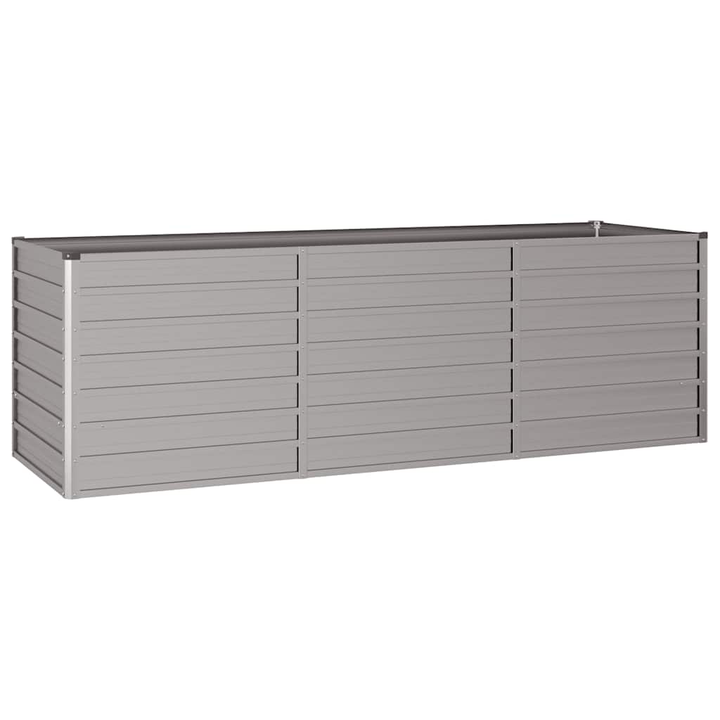 Hochbeet 240x80x77 cm Cortenstahl rostig Pflanzbeet Pflanzkasten