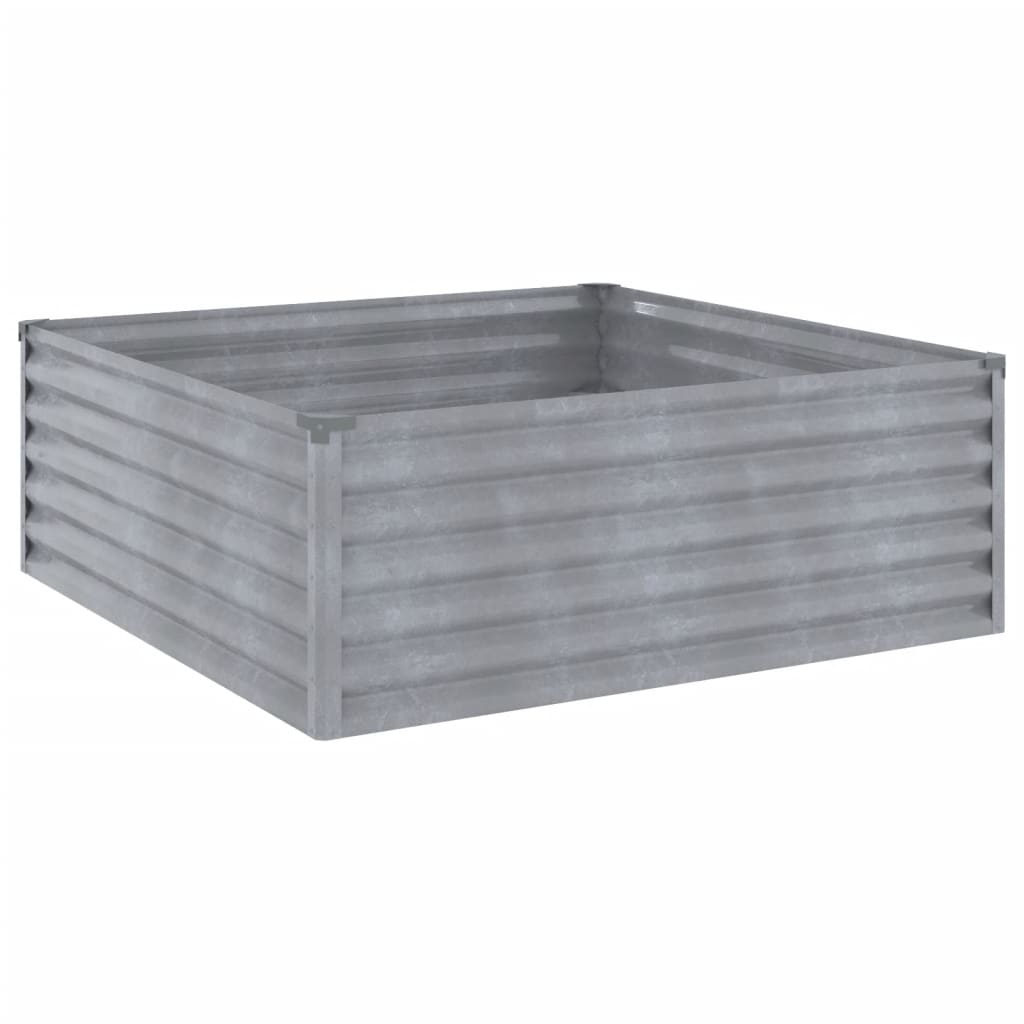 Hochbeet 100x100x36 cm Cortenstahl rostig Pflanzbeet Pflanzkasten
