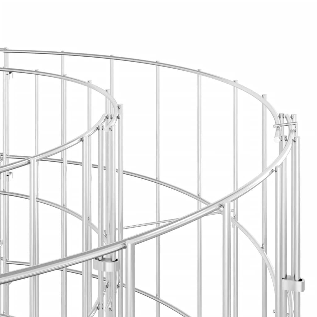 Gartenkomposter Ø100x100 cm Verzinkter Stahl Kompostbehälter Rotte