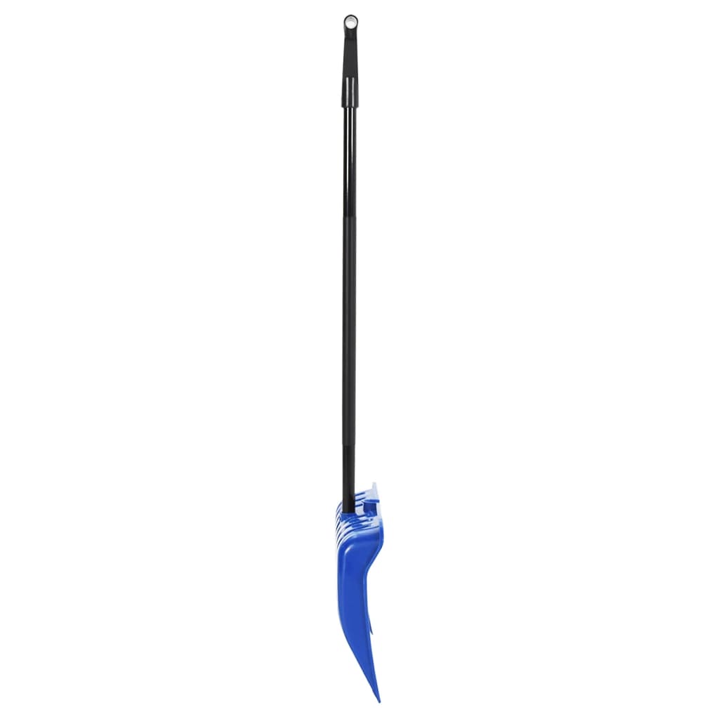 Schneeschaufel Blau 147 cm Metall Schneeschippe Schneeräumer