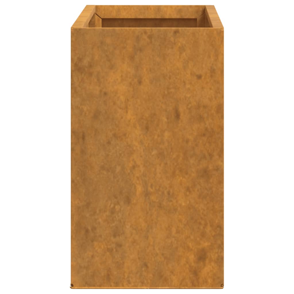 Wand-Pflanzkübel 2 Stk. Rostig Cortenstahl 57x10x17 cm Blumentopf