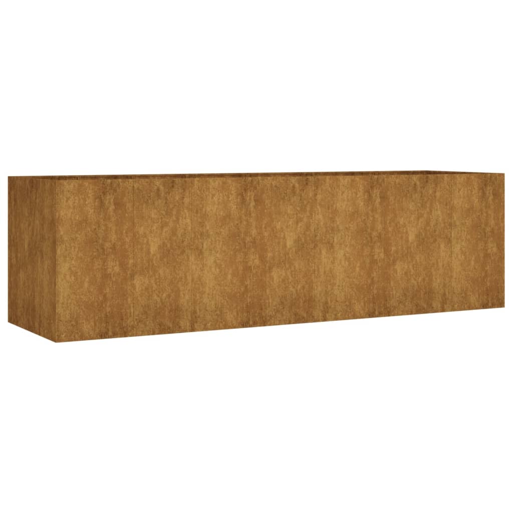 Hochbeet 280x80x80cm Cortenstahl rostig Pflanzbeet Pflanzkasten