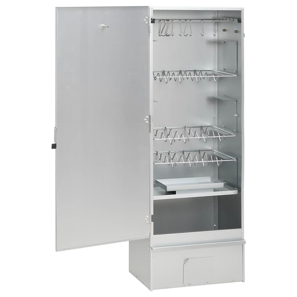 Räucherofen mit Räuchermehl 44,5x29x110 cm Verzinkter Stahl Räucherschrank