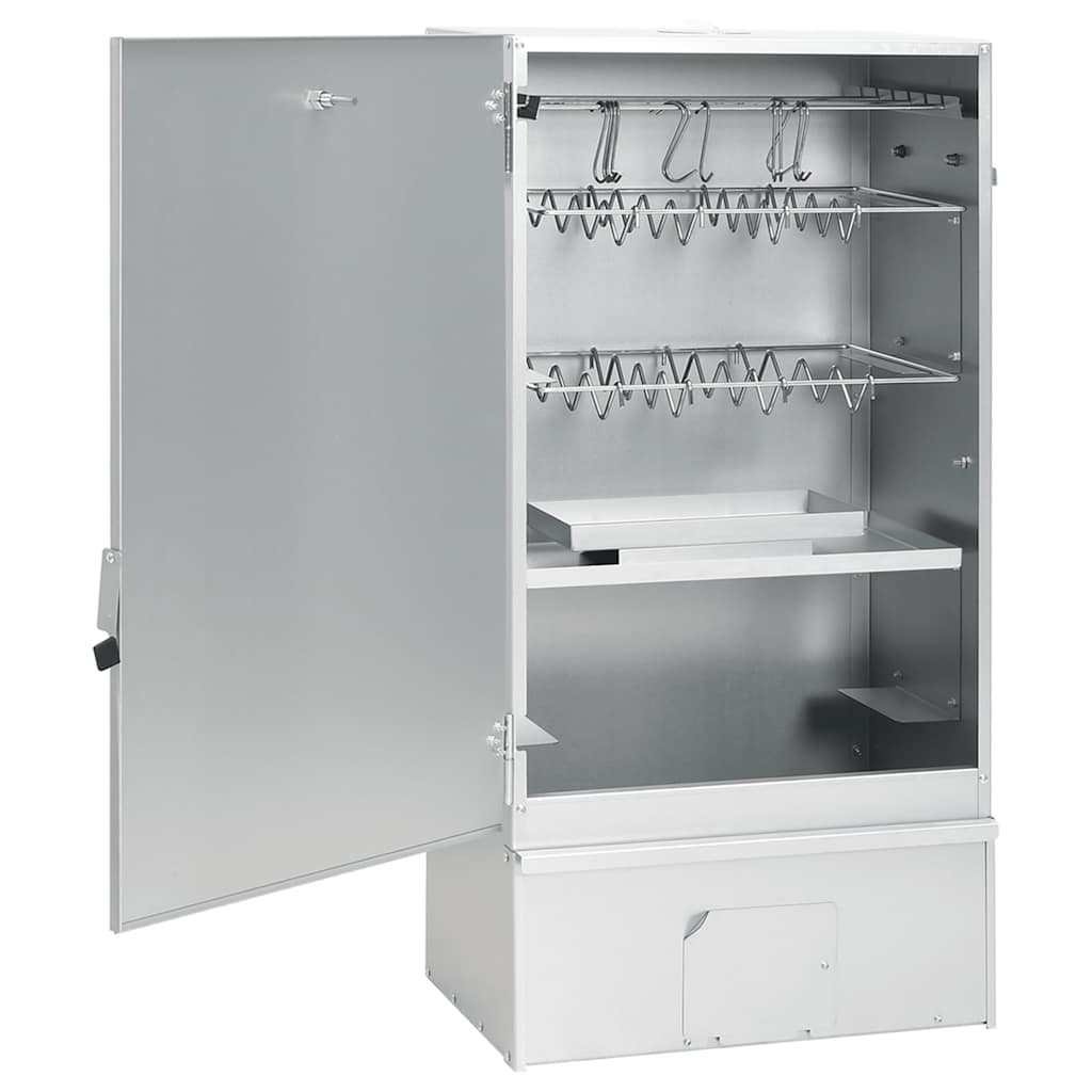 Räucherofen mit Räuchermehl 44,5x29x83 cm Verzinkter Stahl Räucherschrank