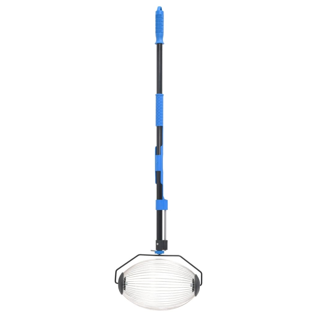 Rollsammler Blau 127 cm Stahl Apfelsammler Obstsammler Nusssammler Ballsammler