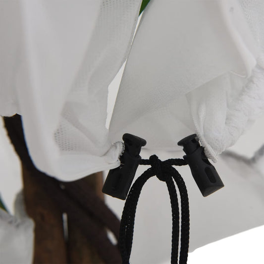 Wintervlies mit Reißverschluss 2 Stk. 70 g/m² 1x1,55 m Frostschutz Gartenvlies Pflanzenschutz