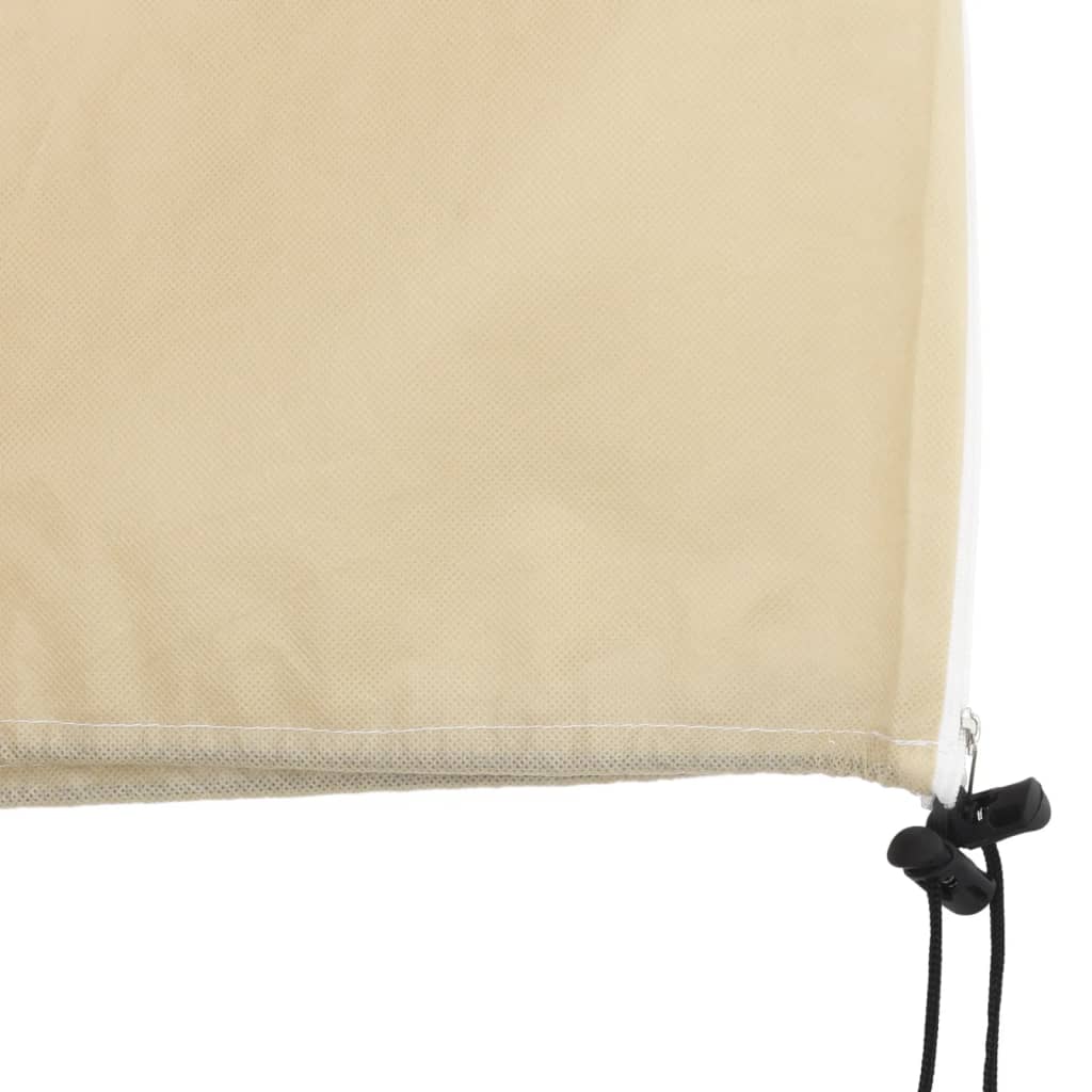 Wintervlies mit Reißverschluss 70 g/m² 3,93x3,5 m Frostschutz Gartenvlies Pflanzenschutz