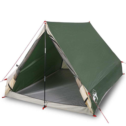 Campingzelt Keilzelt 2 Personen Grün Wasserdicht ultraleicht 210x150x120cm